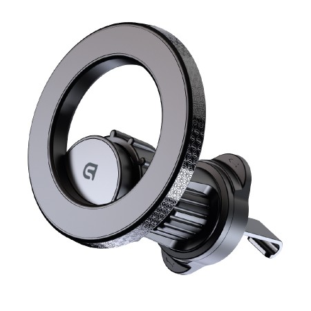 Автотримач магнітний ArmorStandart GoEasy Airvent на решітку дефлектора, MagSafe, чорний