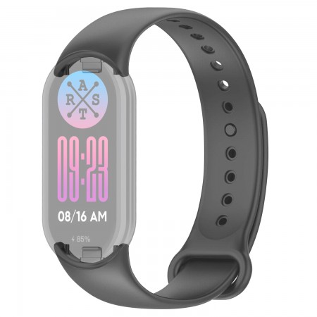 Ремінець ArmorStandart для Xiaomi Smart Band 10/9/8, силікон, Platinum Grey