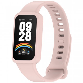 Силіконовий ремінець ArmorStandart для Xiaomi Smart Band 9 Active / Redmi Smart Band 3, блідо-рожевий Силіконовий ремінець ArmorStandart для Xiaomi Smart Band 9 Active / Redmi Smart Band 3, блідо-рожевий