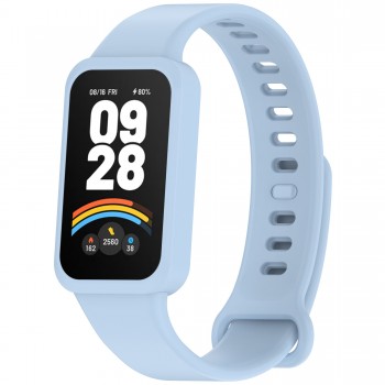 Силіконовий ремінець ArmorStandart для Xiaomi Smart Band 9 Active / Redmi Smart Band 3, блакитний Силіконовий ремінець ArmorStandart для Xiaomi Smart Band 9 Active / Redmi Smart Band 3, блакитний