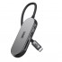 USB-C хаб ArmorStandart Type-C to HDMI 4K + LAN + PD + 2 USB + TF/SD, серый