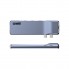 USB-C хаб ArmorStandart для MacBook M-Series 4K HDMI, LAN, PD, 3 USB, TF/SD сірий