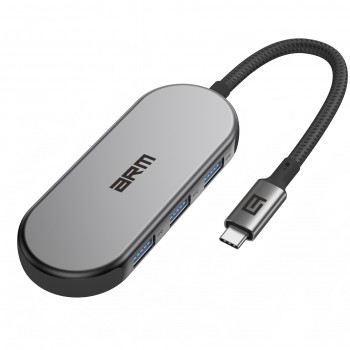 Хаб USB-C ArmorStandart Type-C to HD4K+PD+3USB+TF/SD, сірий