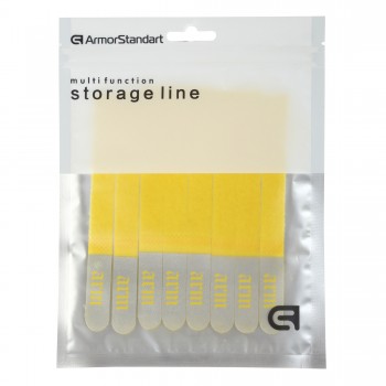 Набір органайзерів для кабелю ArmorStandart Reflective Stick Pack, 8 шт., жовтий Набір органайзерів для кабелю ArmorStandart Reflective Stick Pack, 8 шт., жовтий