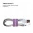 Органайзер-липучка для кабелю ArmorStandart Sticky Tape, колір Lavender