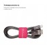Органайзер для кабелю ArmorStandart Sticky Tape яскраво-рожевий (hot pink)