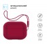 Силіконовий чохол ArmorStandart Silicone Case with straps для Apple AirPods Pro 2, бордовий, з ремінцем