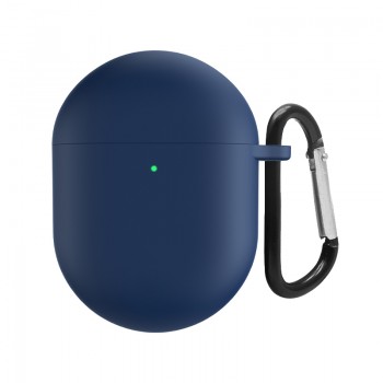 Силіконовий чохол для навушників Xiaomi Redmi Buds 4 опівнічно-синій ArmorStandart Hang Case з карабіном Силіконовий чохол для навушників Xiaomi Redmi Buds 4 опівнічно-синій ArmorStandart Hang Case з карабіном