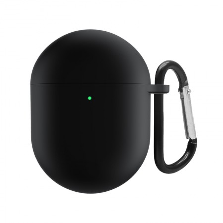 Силіконовий чохол для навушників ArmorStandart Hang Case для Xiaomi Redmi Buds 4 Black з карабіном