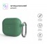 Силіконовий чохол ArmorStandart Hang Case для Apple AirPods 3, зелений, з карабіном