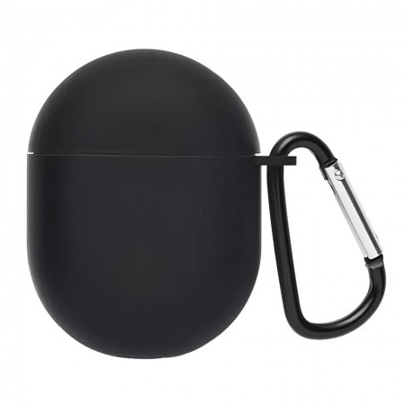 Силіконовий чохол для навушників Xiaomi Redmi Buds 3 Pro чорний ArmorStandart Hang Case з карабіном