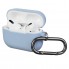 Силіконовий чохол ArmorStandart Hang Case для Apple Airpods Pro блакитний з карабіном