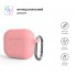 Силіконовий чохол для навушників Apple AirPods 3 ArmorStandart Hang Case з карабіном, рожевий