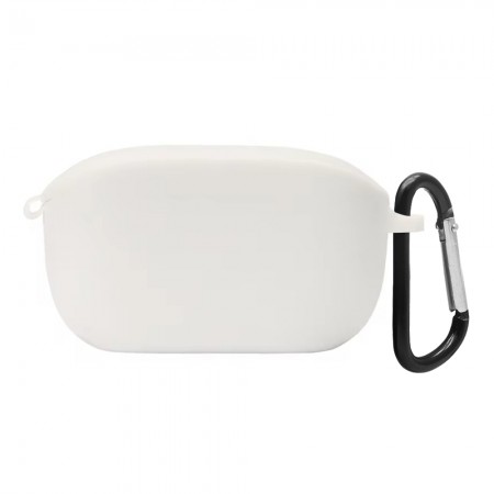 Силіконовий чохол для навушників JBL Wave Buds ArmorStandart Hang Case з карабіном, білий