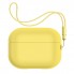 Силіконовий чохол ArmorStandart Silicone Case з ремінцем для Apple AirPods Pro 2, жовтий