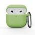 Силіконовий чохол для навушників Apple AirPods 4 ArmorStandart Hang Case з карабіном, Matcha Green (зелений)