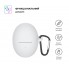 Силіконовий чохол для навушників Huawei FreeBuds 5 білий ArmorStandart Hang Case з карабіном