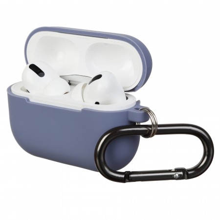 Силіконовий чохол ArmorStandart Hang Case для Apple Airpods Pro лавандовий з карабіном