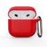 Силіконовий чохол для навушників ArmorStandart Hang Case для Apple AirPods 4 Red з карабіном