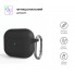 Силіконовий чохол для навушників ArmorStandart Hang Case для Apple AirPods 3, чорний, товщина 2 мм, з карабіном