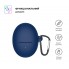 Силіконовий чохол для навушників Huawei FreeBuds 5 ArmorStandart Hang Case з карабіном, темно-синій