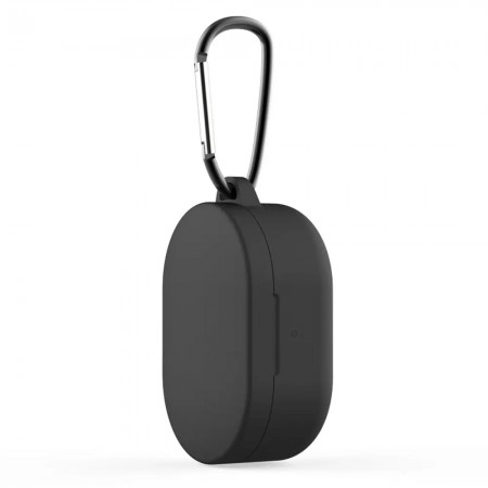 Силіконовий чохол для навушників ArmorStandart Hang Case для Xiaomi Redmi AirDots 3 Black з карабіном