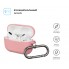 Силіконовий чохол для навушників ArmorStandart Hang Case для Apple AirPods Pro Pink з карабіном