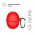 Силіконовий чохол Hang Case ArmorStandart для навушників Huawei FreeBuds 5, червоний, з карабіном