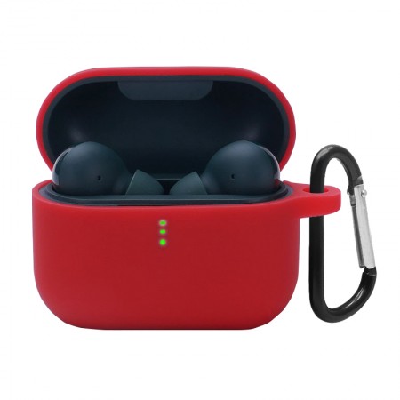 Силіконовий чохол для навушників ArmorStandart Hang Case для Xiaomi QCY T10 / T10 Pro Red з карабіном