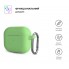 Силіконовий чохол для навушників ArmorStandart Hang Case для Apple AirPods 3 Matcha Green з карабіном