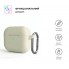 Силіконовий чохол для навушників Apple AirPods 3 античний білий ArmorStandart Hang Case з карабіном