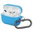 Силіконовий чохол для навушників Apple AirPods Pro синій ArmorStandart Hang Case з карабіном