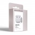 Силіконовий чохол ArmorStandart Hang Case для Apple AirPods 4 білий з карабіном