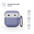 Силиконовый чехол Hang Case ArmorStandart для наушников Apple AirPods 4, лавандовый, с карабином