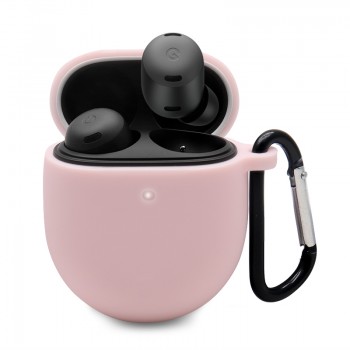 Силіконовий чохол для навушників Google Pixel Buds Pro ArmorStandart Hang Case з карабіном, рожевий Силіконовий чохол для навушників Google Pixel Buds Pro ArmorStandart Hang Case з карабіном, рожевий