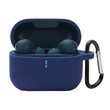 Силіконовий чохол Hang Case ArmorStandart для Xiaomi QCY T10 / T10 Pro, темно-синій (Midnight Blue), з карабіном