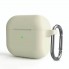 Силіконовий чохол для навушників Apple AirPods 3 античний білий ArmorStandart Hang Case з карабіном