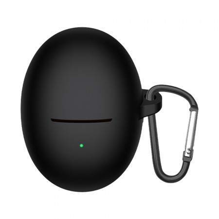 Силіконовий чохол для навушників ArmorStandart Hang Case для Huawei FreeBuds 5 Black з карабіном