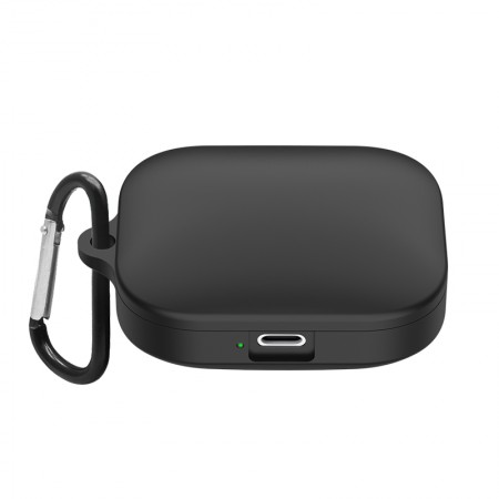 Силіконовий чохол для навушників ArmorStandart Hang Case для Xiaomi Redmi Buds 5 Black з карабіном