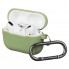 Силіконовий чохол для навушників ArmorStandart Hang Case для Apple Airpods Pro Matcha Green з карабіном