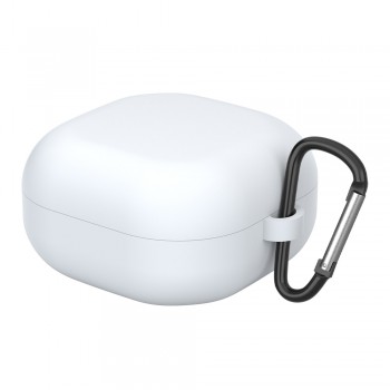 Силіконовий чохол Hang Case ArmorStandart для Samsung Galaxy Buds FE / 2 / 2 Pro / Live / Pro, білий, з карабіном Силіконовий чохол Hang Case ArmorStandart для Samsung Galaxy Buds FE / 2 / 2 Pro / Live / Pro, білий, з карабіном