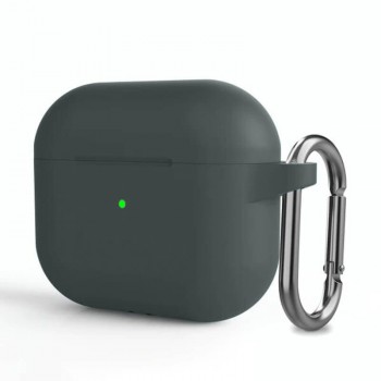 Силіконовий чохол для навушників ArmorStandart Hang Case для Apple AirPods 3, сірий Advanced Ash, товщина 2 мм Силіконовий чохол для навушників ArmorStandart Hang Case для Apple AirPods 3, сірий Advanced Ash, товщина 2 мм