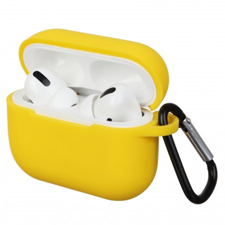 Силіконовий чохол ArmorStandart Silicone Case для кейса Apple Airpods Pro, жовтий
