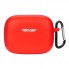 Силіконовий чохол ArmorStandart Hang Case для JBL Tune 235 NC червоний з карабіном