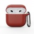 Силіконовий чохол ArmorStandart Hang Case для Apple AirPods 4 Scarlet з карабіном