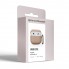 Силіконовий чохол ArmorStandart Hang Case для Apple AirPods 4 Pink Sand (пудровий) з карабіном