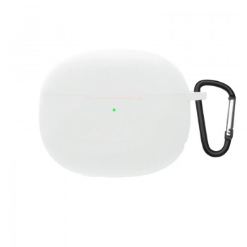 Силіконовий чохол для навушників Xiaomi Redmi Buds 4 Pro ArmorStandart Hang Case з карабіном, білий Силіконовий чохол для навушників Xiaomi Redmi Buds 4 Pro ArmorStandart Hang Case з карабіном, білий