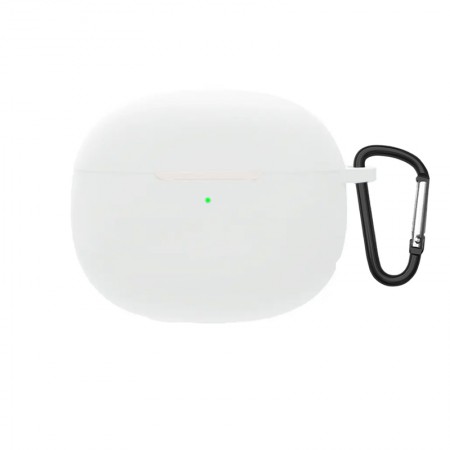 Силіконовий чохол для навушників Xiaomi Redmi Buds 4 Pro ArmorStandart Hang Case з карабіном, білий