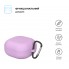 Силіконовий чохол ArmorStandart Hang Case для Samsung Galaxy Buds FE / 2 / 2 Pro / Live / Pro фіолетовий з карабіном
