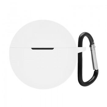 Силіконовий чохол для навушників ArmorStandart Hang Case для OPPO Enco Air2i / Air3i White з карабіном Силіконовий чохол для навушників ArmorStandart Hang Case для OPPO Enco Air2i / Air3i White з карабіном